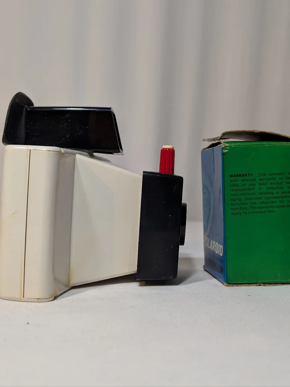 Vintage Polaroid Swinger Model 20 Instant Film Land Camera W Film & Leather Case